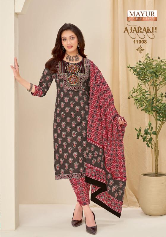 Mayur ajarakh vol-11 satrangi kurti wholesale